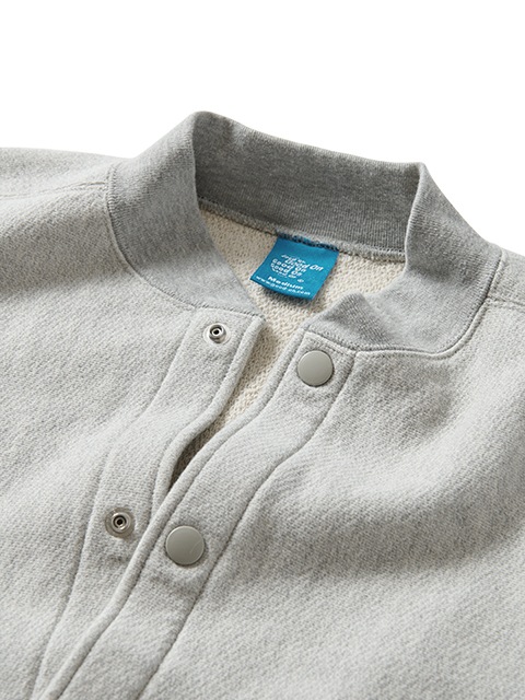 HEAVY SNAP SWEAT "HEATHER GRAY"