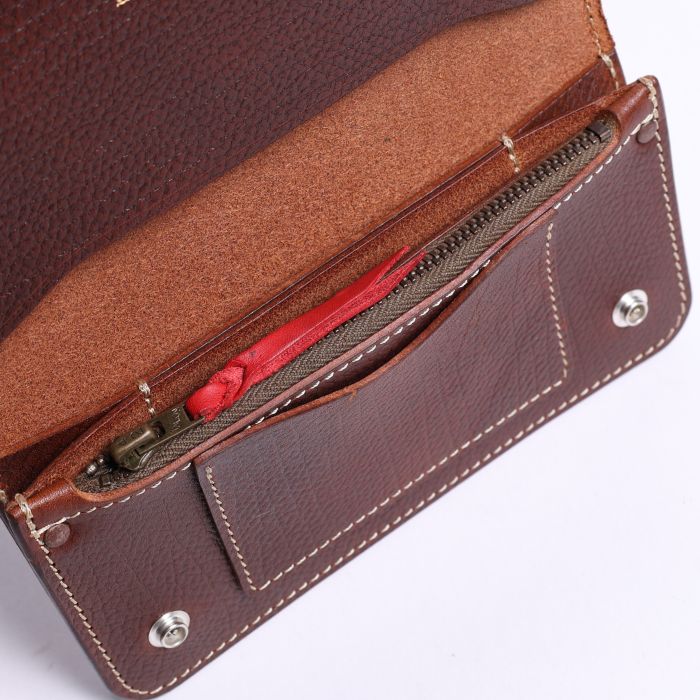 LT-0121-1 EMBOSSED TRUCKERS WALLET SHELLCUSTOM, MEDIUM