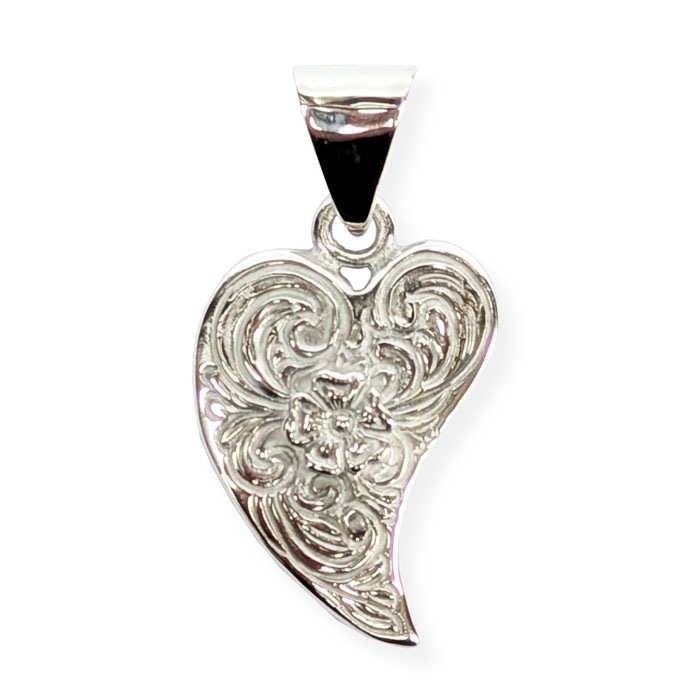 NL-0174 KARAKUSA ROSE HEART PENDANT