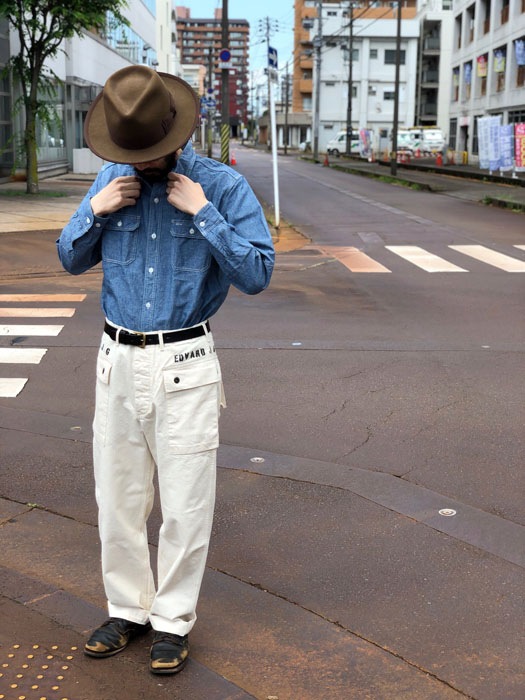 TRENCH DIGGER(USMC P-44 HBT UTILITY TROUSERS) Custom "EDVARD J G"