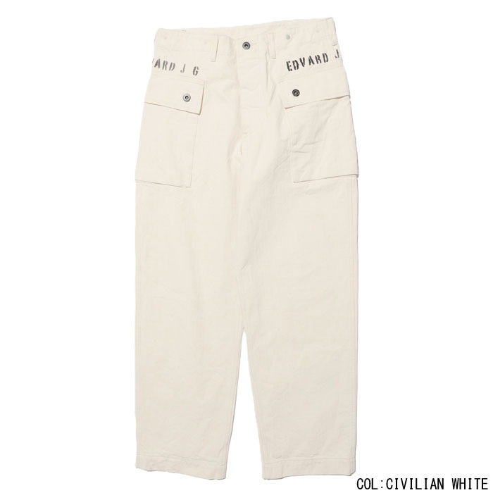 TRENCH DIGGER(USMC P-44 HBT UTILITY TROUSERS) Custom "EDVARD J G"