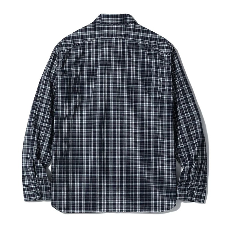 Lot No. SC29672 / FICTION ROMANCE 4oz. INDIGO CHECK WORK SHIRT 