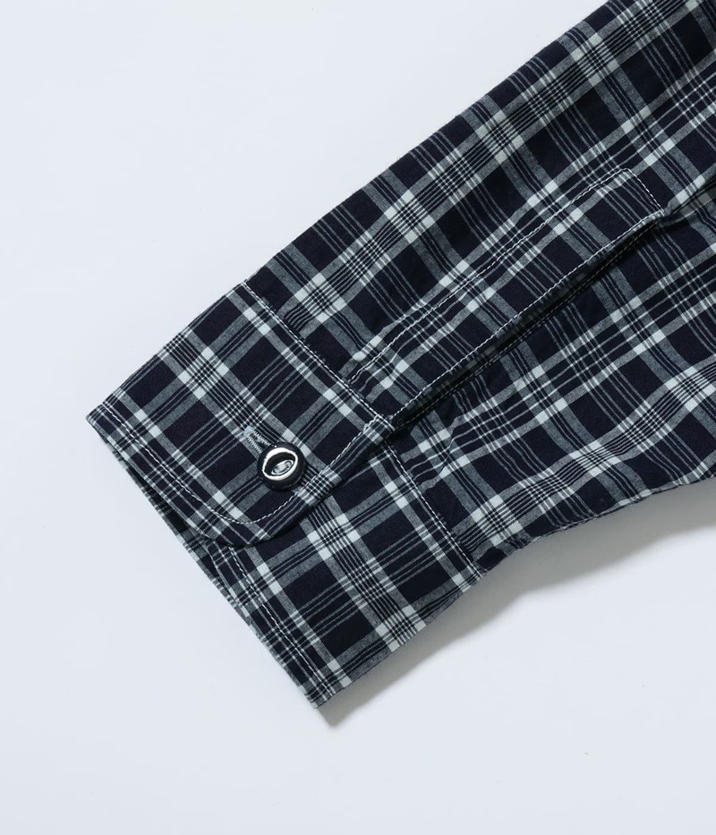 Lot No. SC29672 / FICTION ROMANCE 4oz. INDIGO CHECK WORK SHIRT 