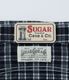 Lot No. SC29672 / FICTION ROMANCE 4oz. INDIGO CHECK WORK SHIRT 
