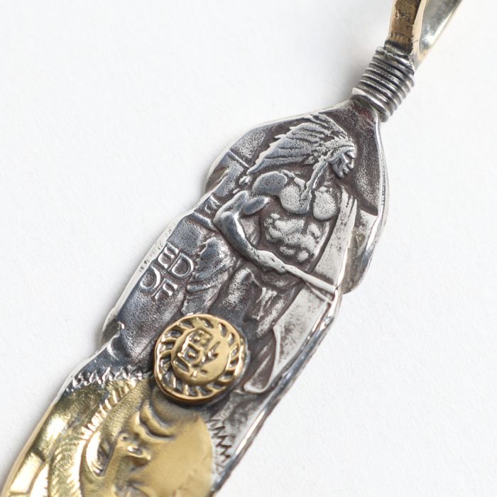 UNIT FEATHER INDIAN&EAGLE GOLDWINGTIP OREGON&1986$5��� ��⡢����