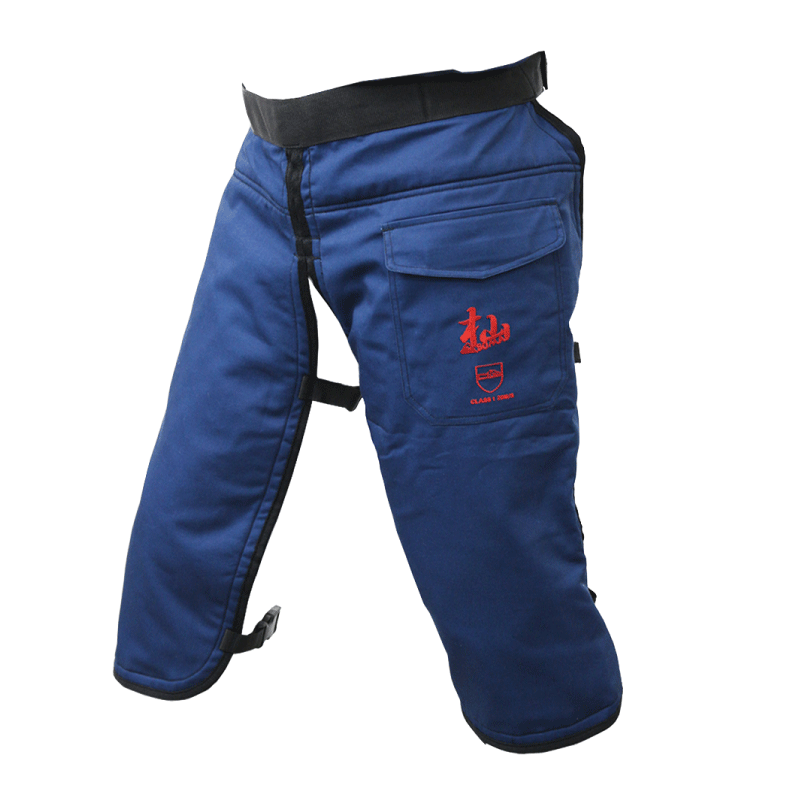 杣チェンソー防護用 七分丈チャップス（CLASS1）