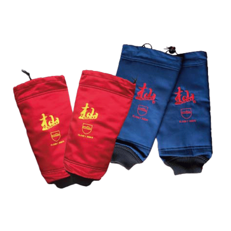 杣チェンソー防護用アームカバー（CLASS1）