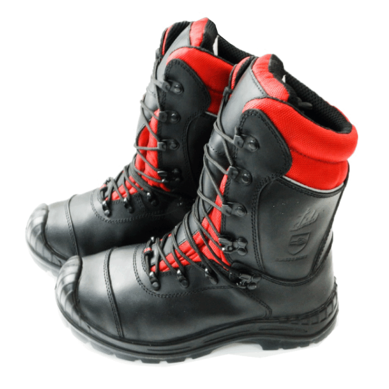 杣チェンソー防護用プロテクトブーツ（CLASS1）