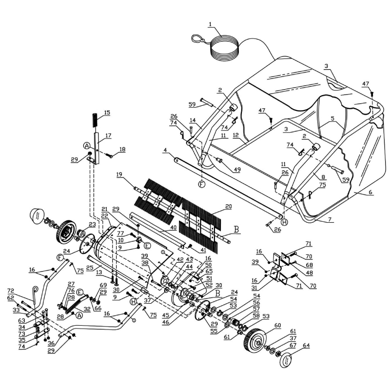 スイーパー【SP38】 部品リスト