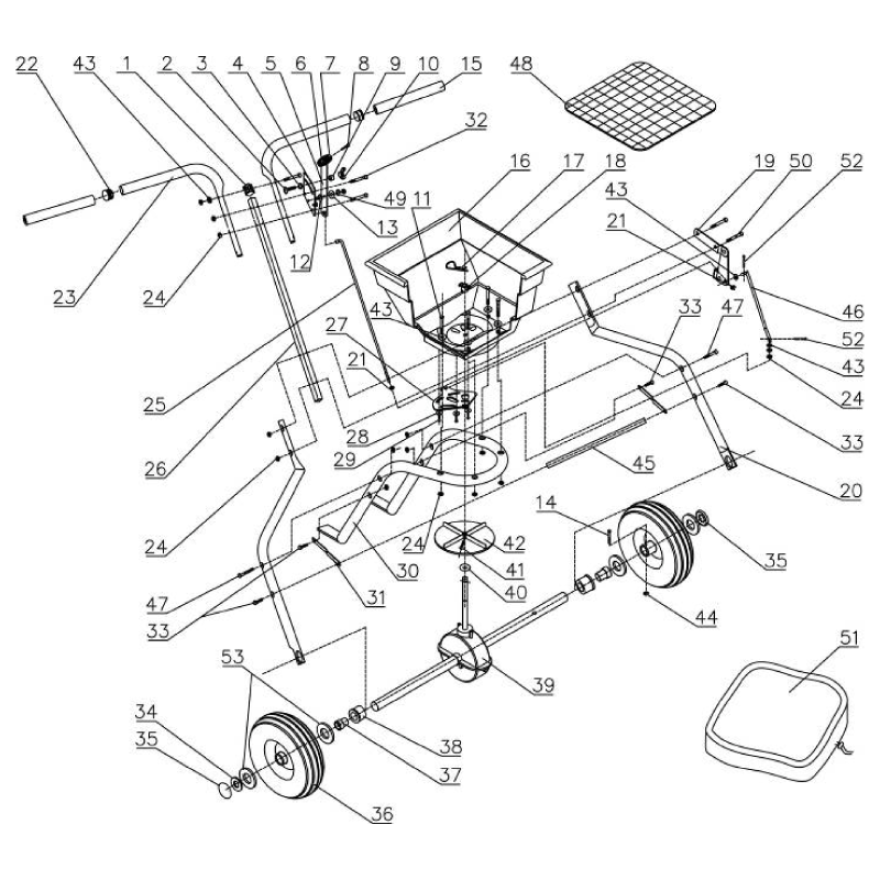 多用途散布機 【SD58L】 部品リスト