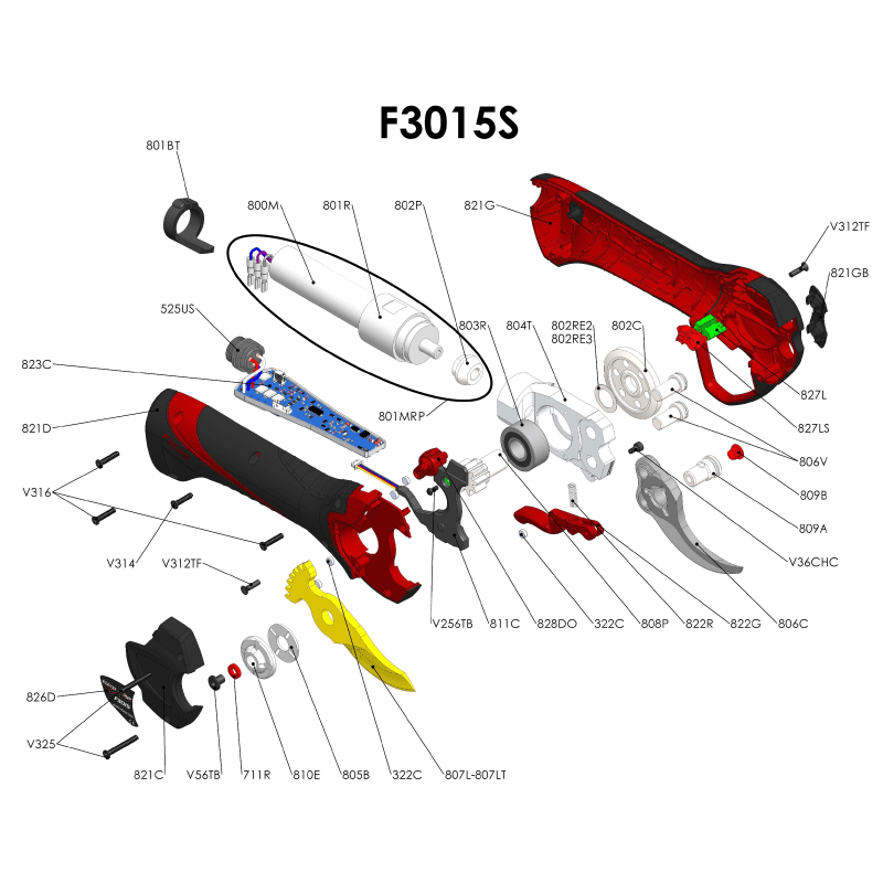 INFACO【F3015用】部品リスト