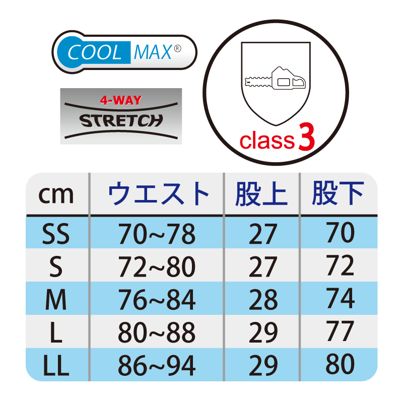杣 チェンソー防護ズボン プロフェショナル （CLASS3） | 杣（ソマ