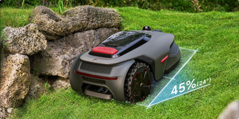 最先端の完全自律ロボット芝刈り機「MOVA LiDAX Ultra1000」LiDAR