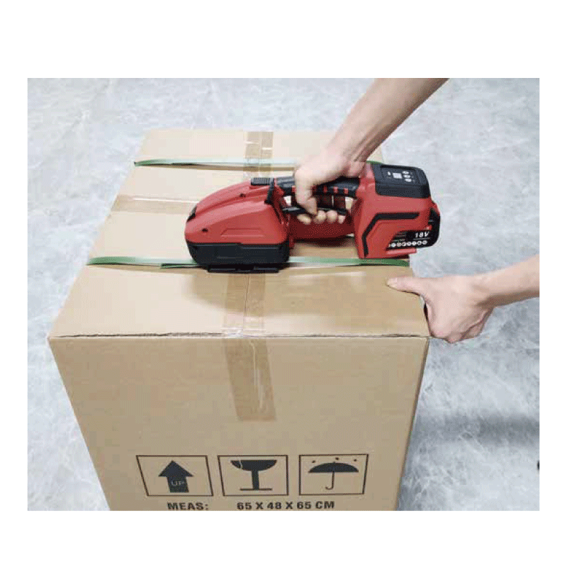 超小型梱包機械リチウムバッテリーストラップマシン