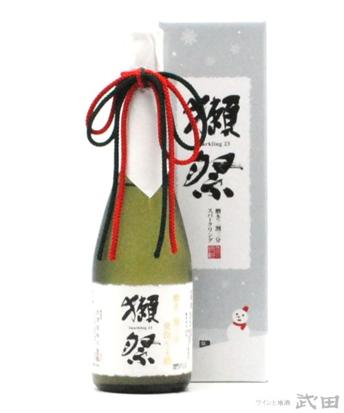 獺祭23　発泡にごり　クリスマス　360ml　[要冷蔵][箱入]