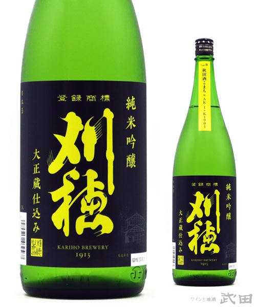 刈穂　純米吟醸 Type-B　1.8L