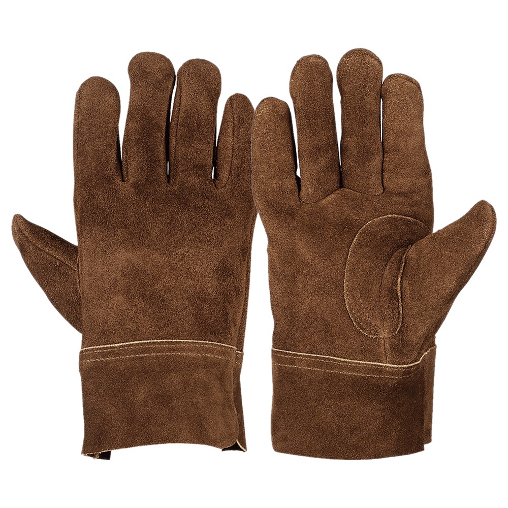 キャンプに最適】シモン 皮手袋/革手袋 オイル加工 内縫い 裏地付