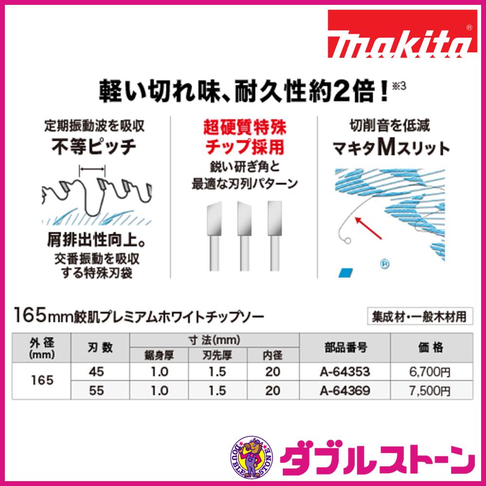 Makita - マキタ鮫肌　チップソー　165×55P 5枚セット 楽天市場】マキタ 鮫肌 165 55の通販