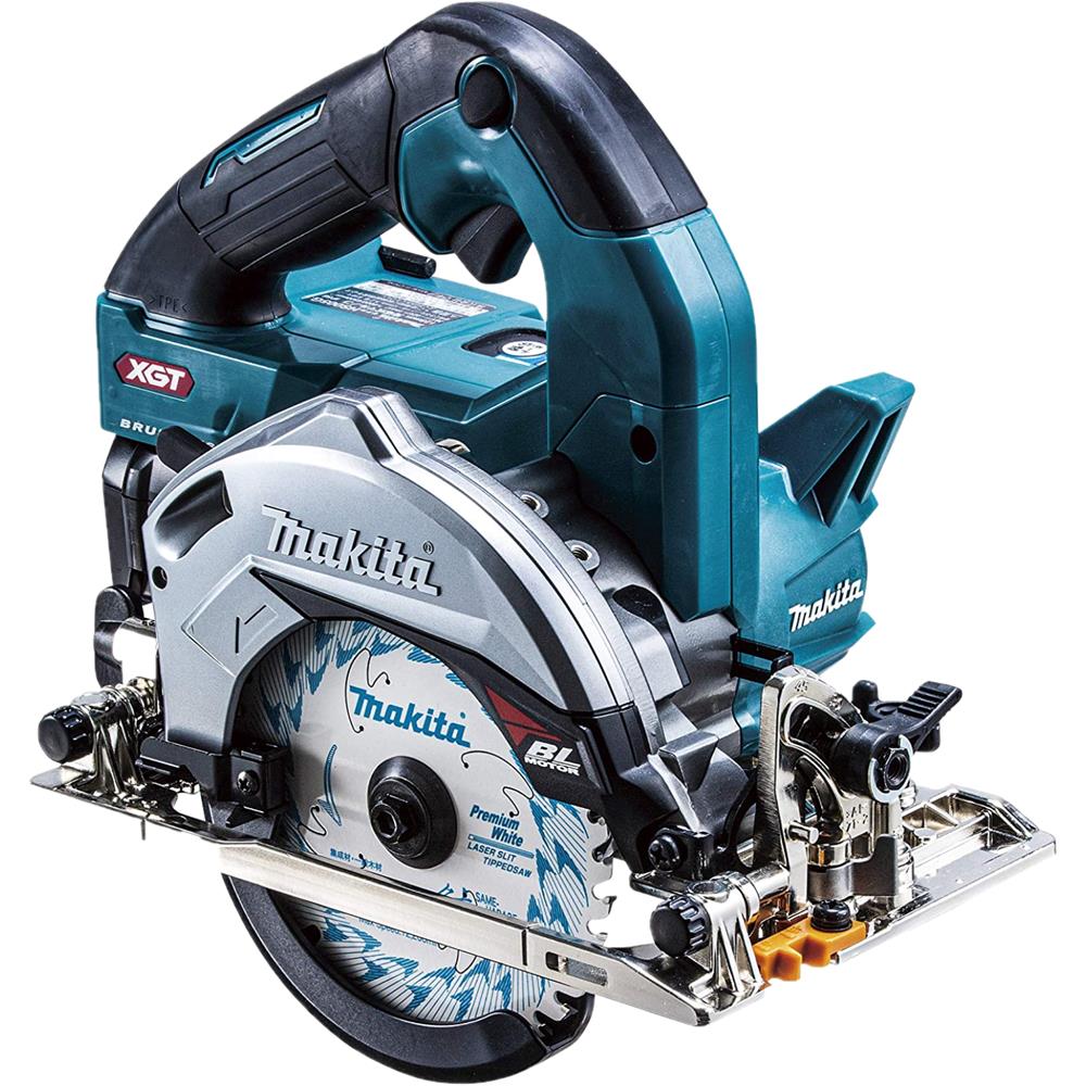 マキタ 40Vmax 充電式マルノコ 125mm 際切ベース別体式 HS005GRDX 青  