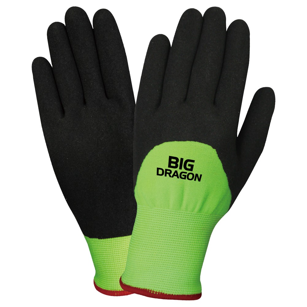 富士グローブ BIG DRAGON 防寒手袋 裏起毛付 ダブルホットキーパー BD