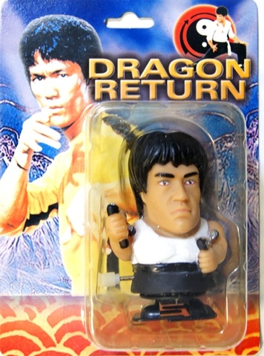 ブルース・リー(李小龍) ドラゴン ゼンマイ稼働式 トコトコ人形