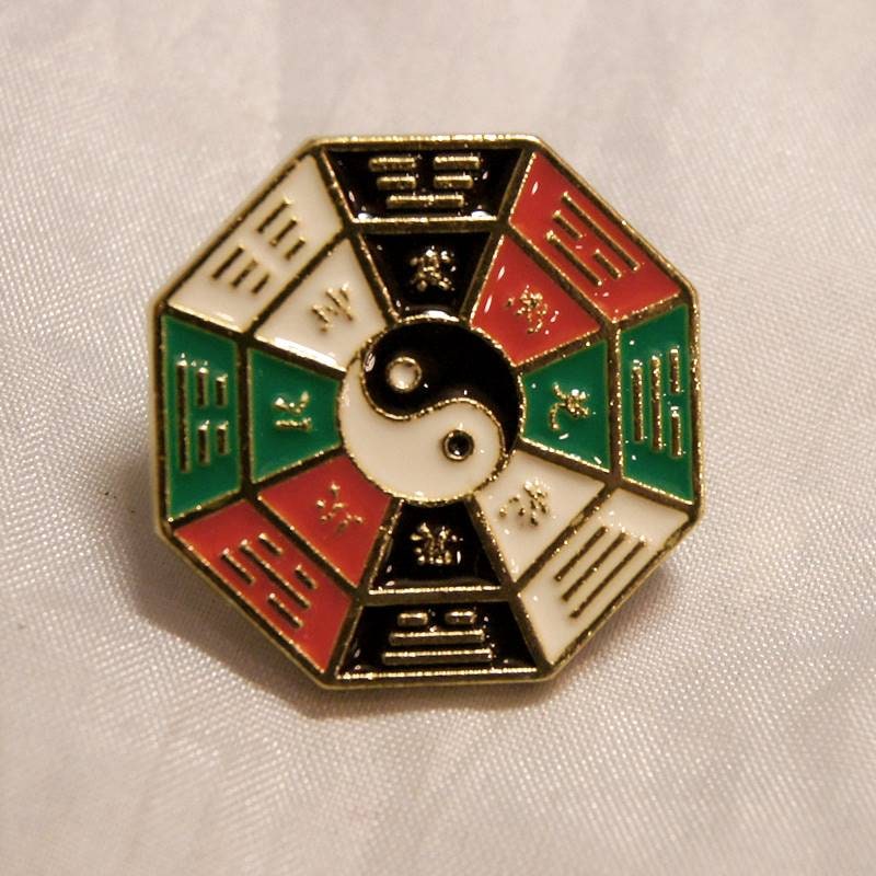 太極 陰陽 乾坤 ピンバッジ 237001-6|中国民族工芸|中国雑貨