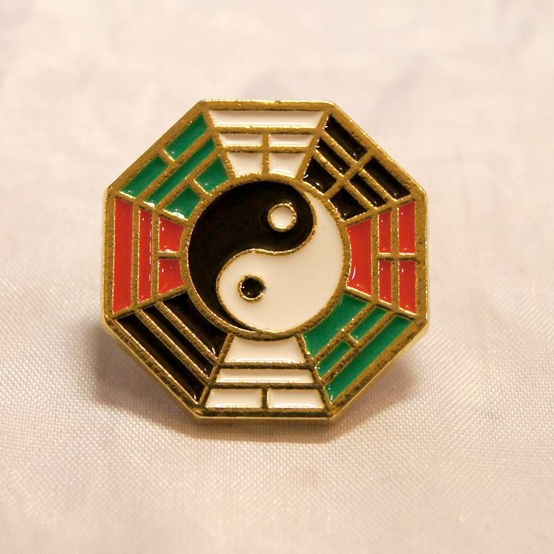 太極 陰陽 乾坤 ピンバッジ 237001-1|中国民族工芸|中国雑貨
