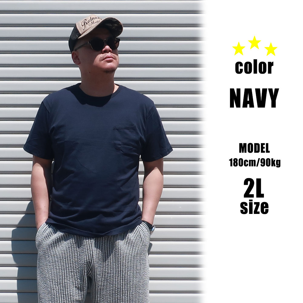 ���åȥ�100��Υ��դʥܥǥ����Ρ�CREW NECK POCKET TEE��