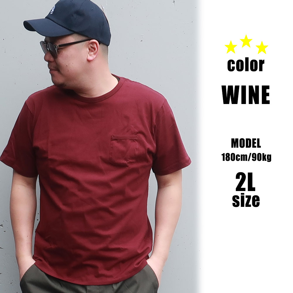 ���åȥ�100��Υ��դʥܥǥ����Ρ�CREW NECK POCKET TEE��