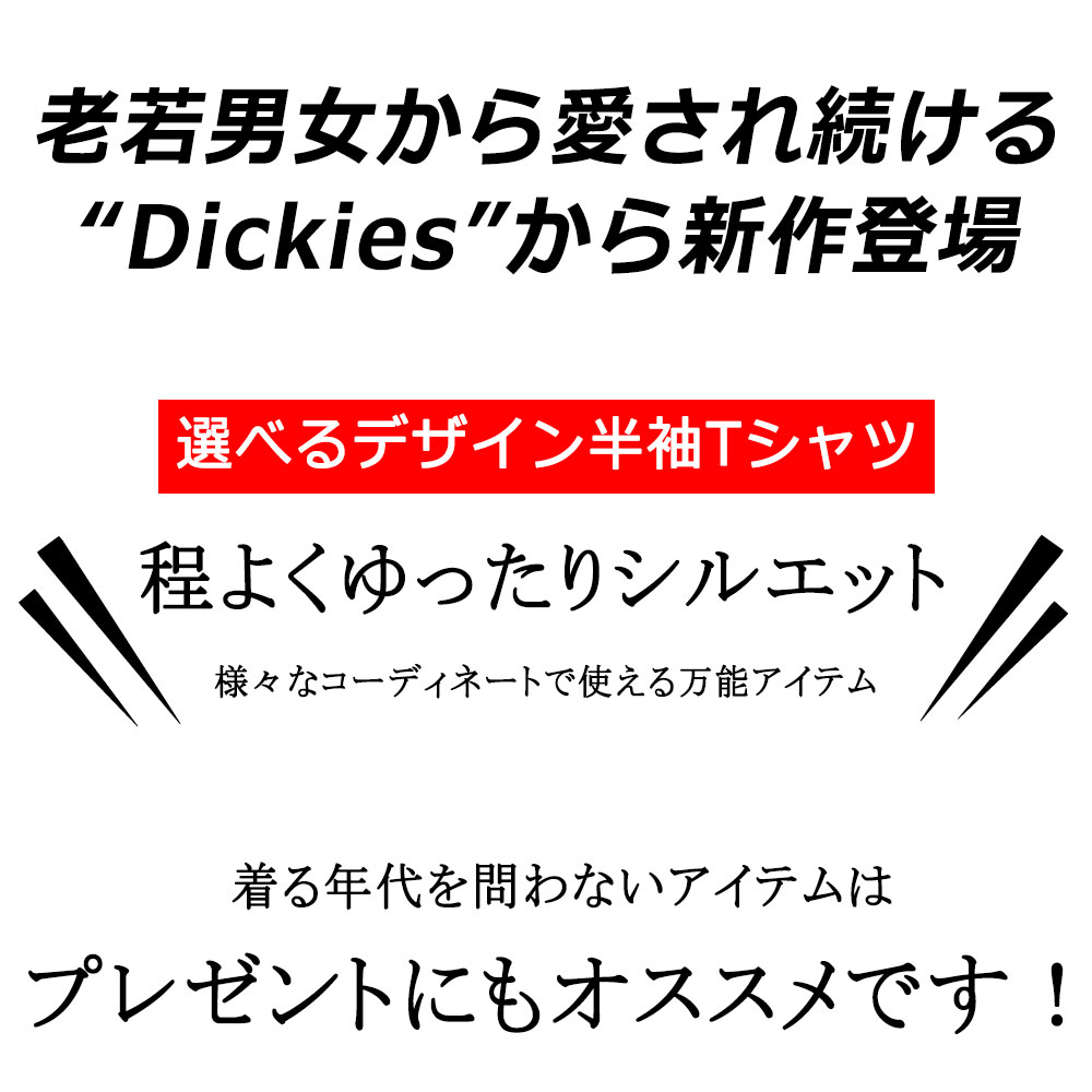 Dickies �ǥ��å����� ���٤�ǥ�����ȾµT�����