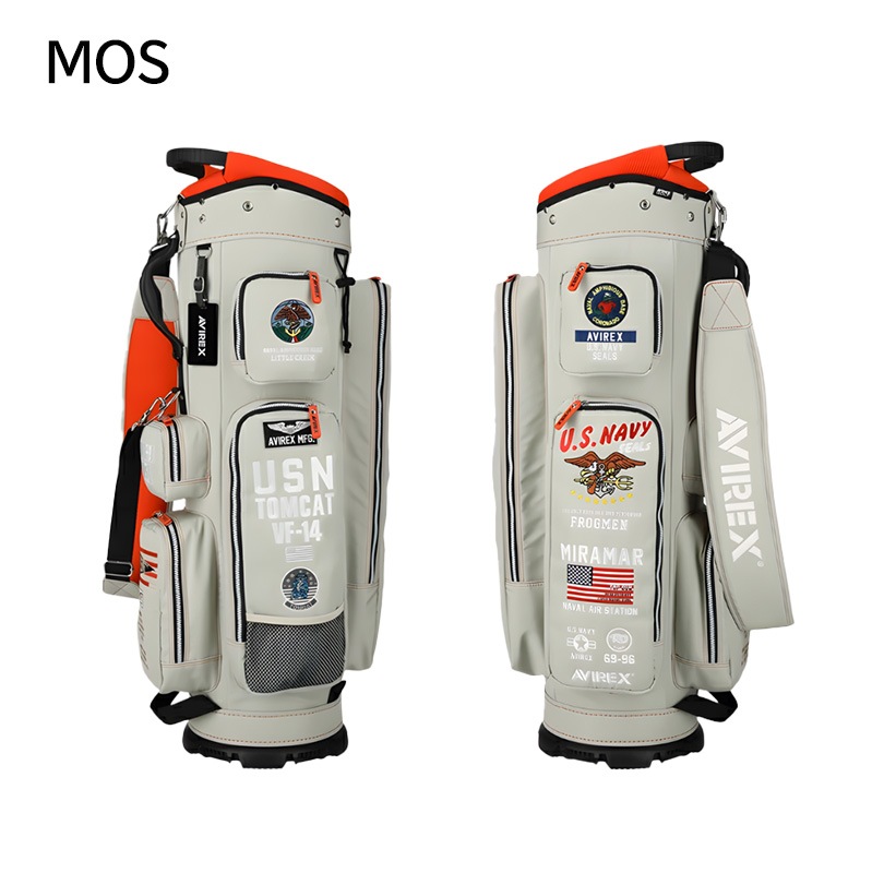 AVIREX GOLF キャディバッグ 9型 カート式 AVG5S-AC26