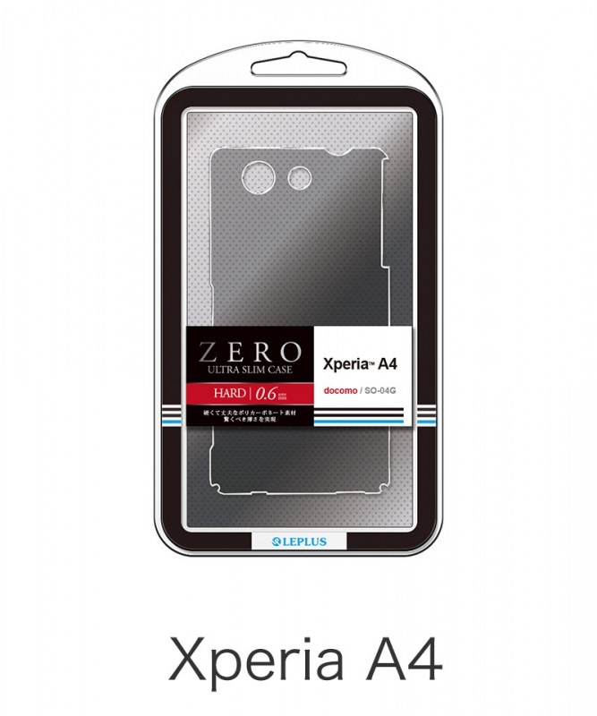 Xperia A4 Ķ�����ϡ��ɥ�������ZERO HARD�� ���ꥢ�֥�å� LP-SO04GHTCBK