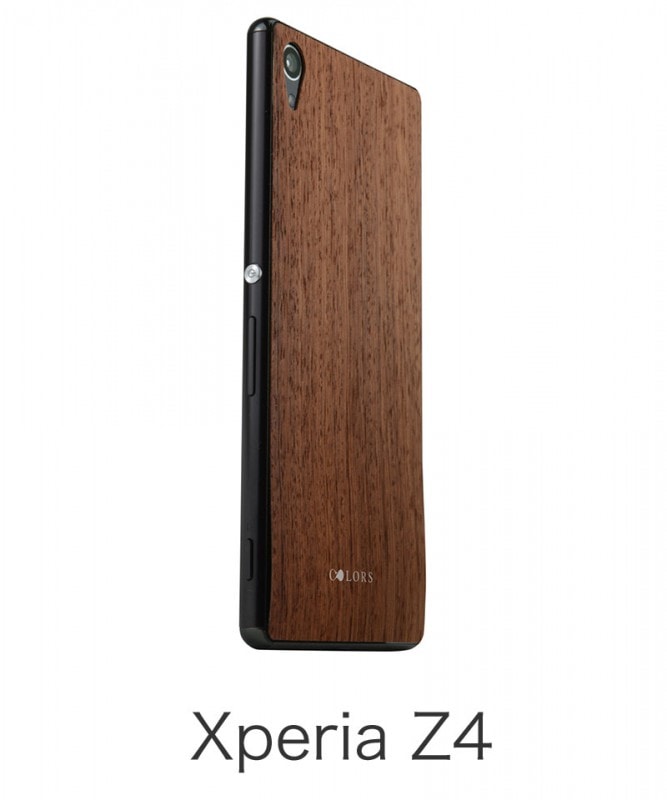 THE WOOD SKIN Surface Collection for Xperia Z4 Japanese Quince EPA22-005KA