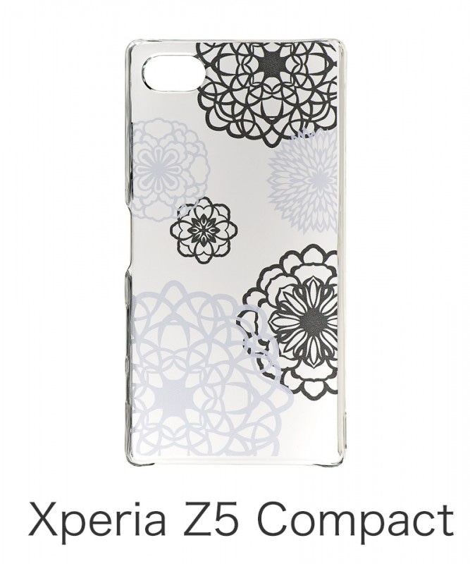 Design Clear Case for Xperia Z5  Compact  ڤҥǥ 饤ȥ졼  ֥å DCS-Z5CSOK-A