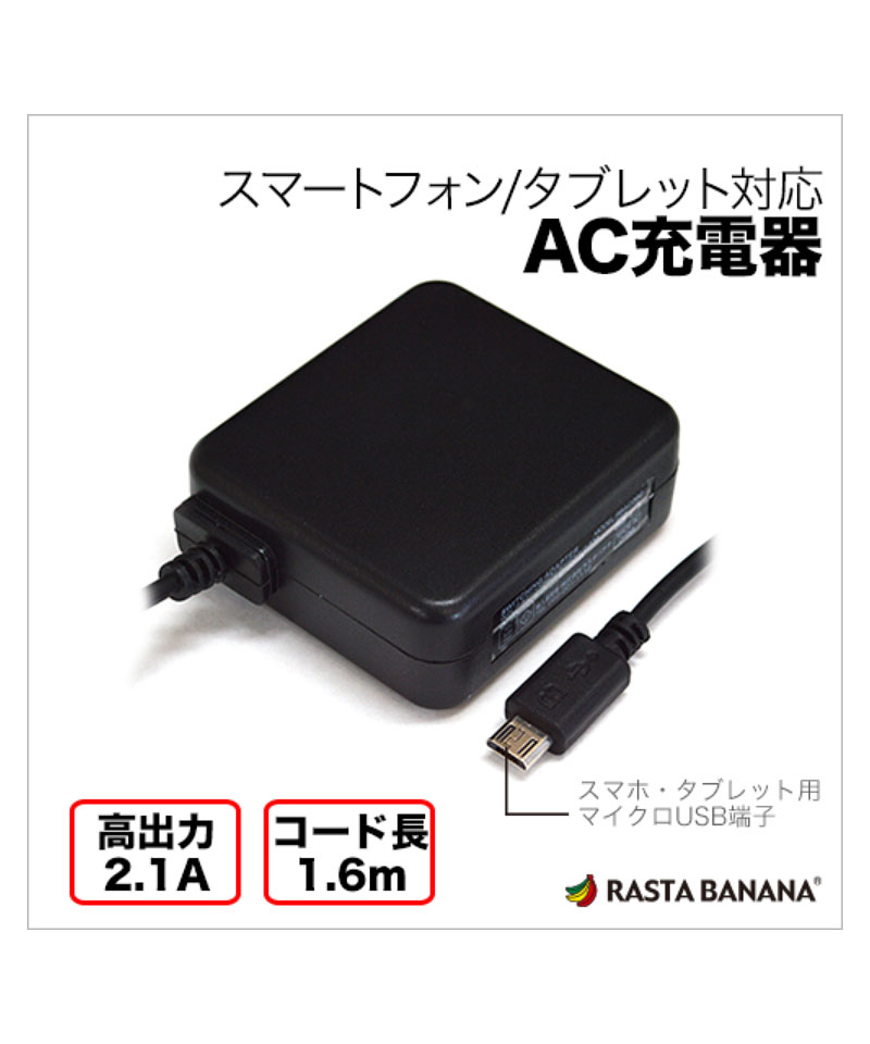 2.1A �ޥ�����USB AC���Ŵ� �֥�å� RBAC082