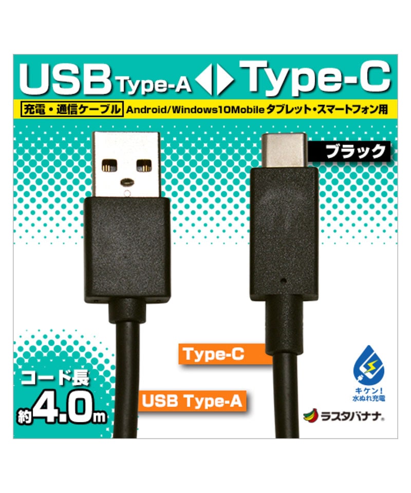 USB typeCケーブル TECH（テック）USB-C to 1/4
