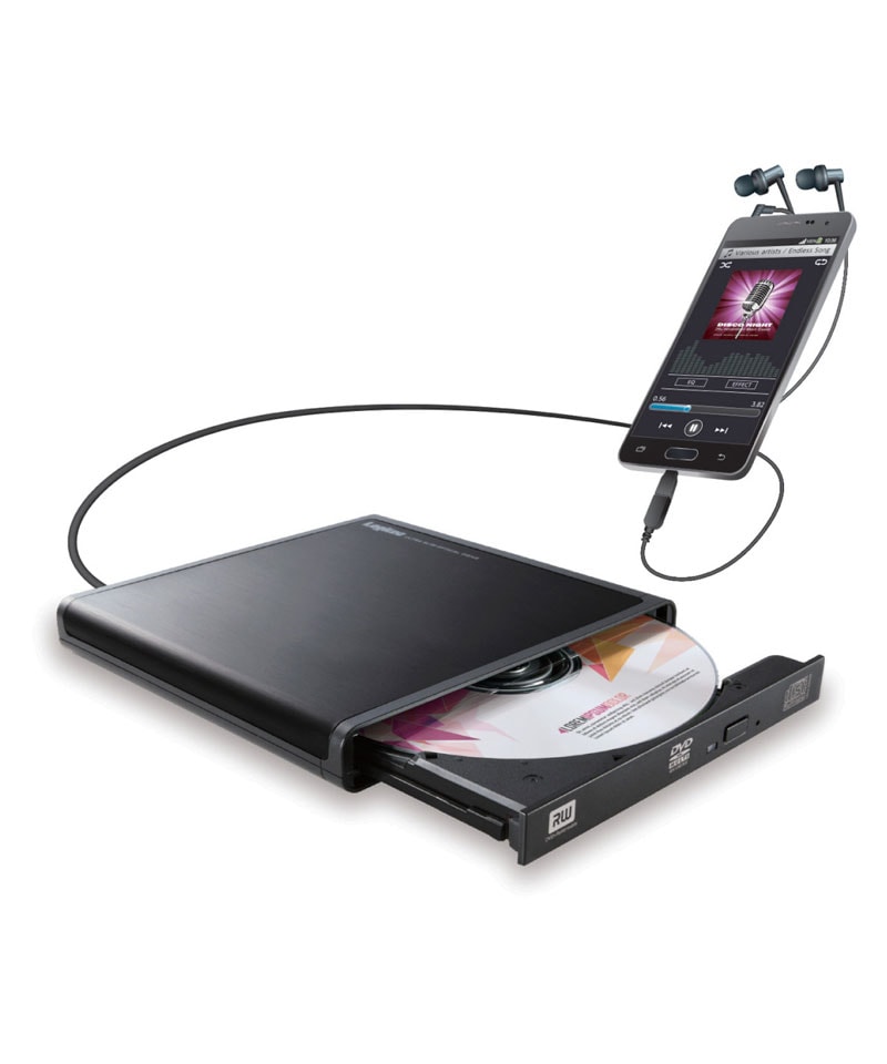 Android用CD録音ドライブ BK ブラック LDR-PMJ8U2RBK | オーディオ