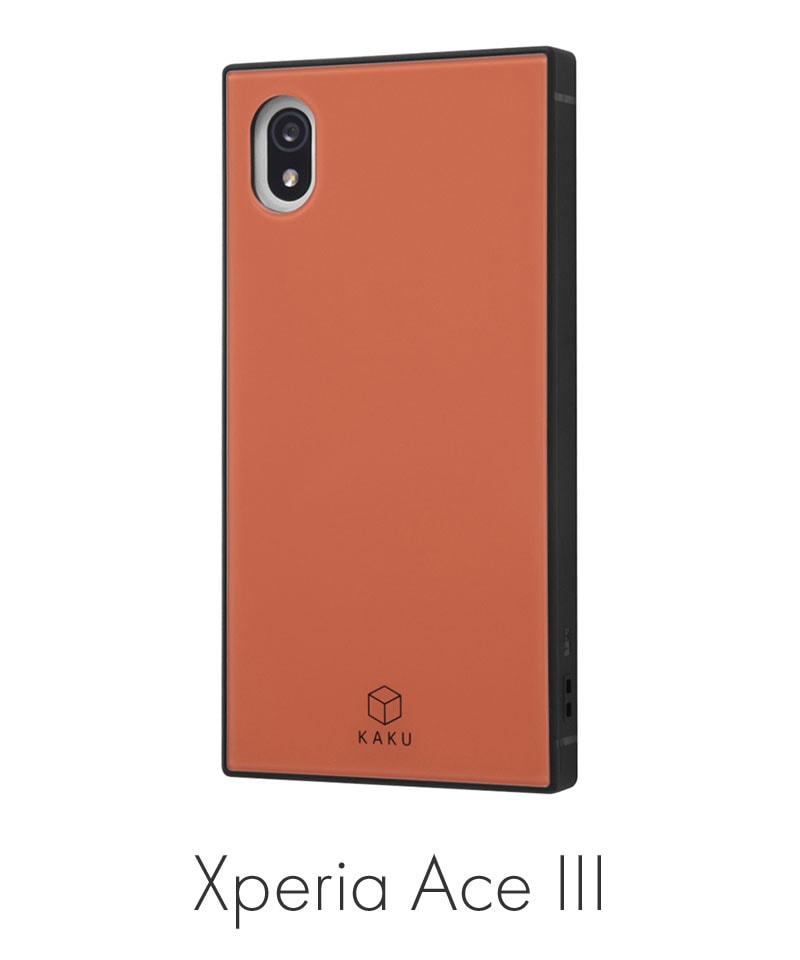 Xperia aceⅲ オレンジ本体 保護フィルム magsafe対応ケース