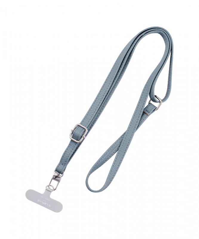 ���ޡ��ȥե�������ѡ� �����������ȥ�å� ��SHOULTY MULTI STRAP�� PU�쥶�������� �֥롼 LN-SS02BL