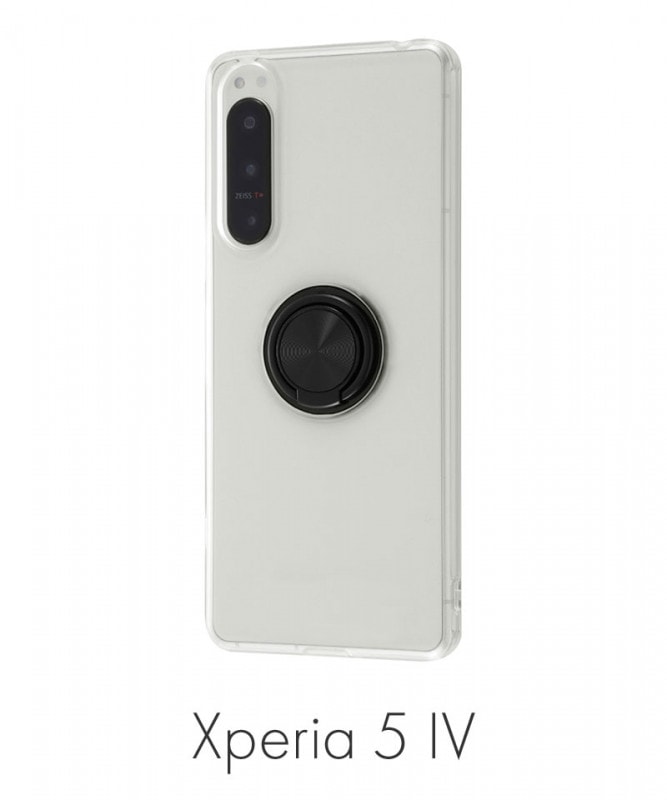 Xperia 5 IV  TPU���եȥ����� ����� �֥�å� IN-RXP5M4TC30/BM