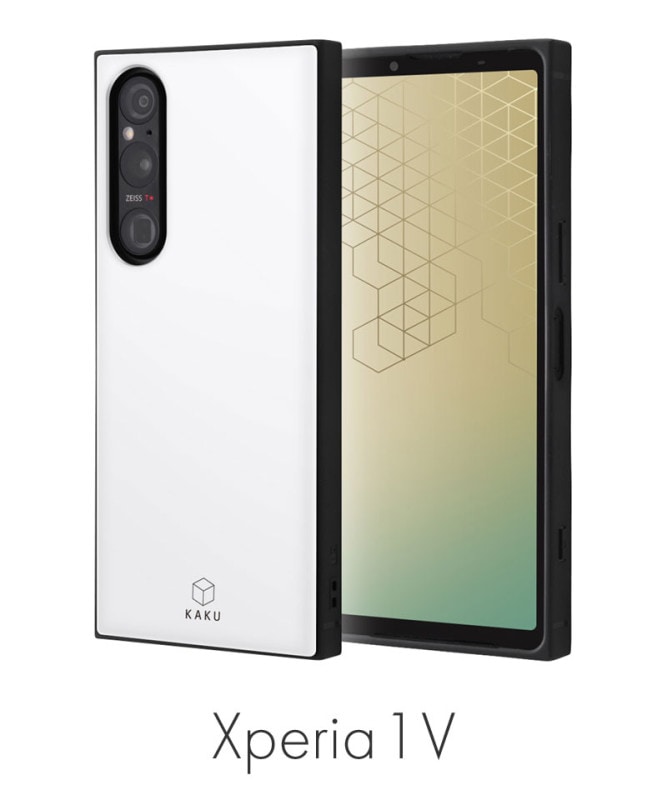 Xperia 1 V Ѿ׷ϥ֥åɥ KAKU ۥ磻 INQ-RXP1M5K3TB/W