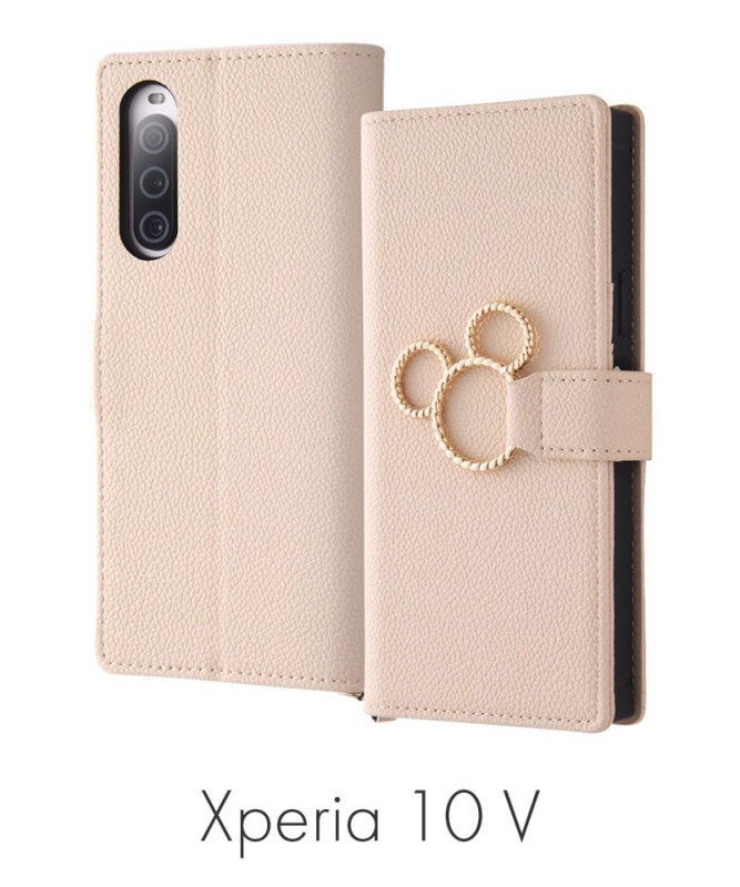 Xperia 10 V �إǥ����ˡ�����饯������/�Ѿ׷� ��Ģ���쥶�������� KAKU Ring �ߥå���_�ߥĥޥ�/�١����� IN-RDXP10M5TBC11BE/MK10