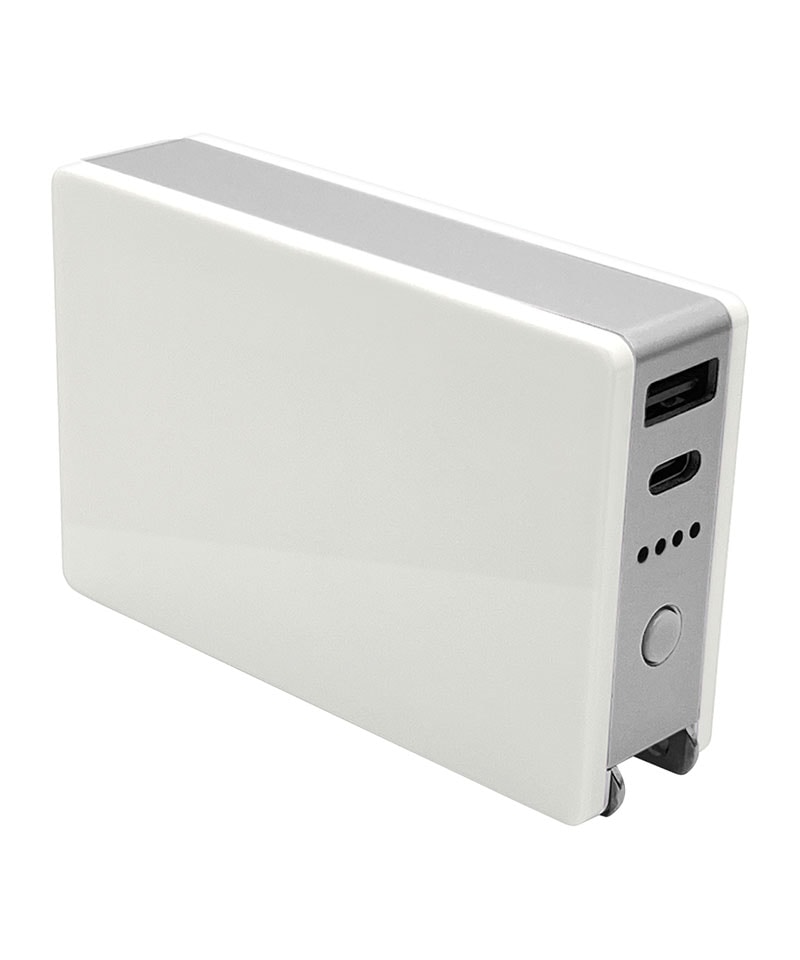 ���Ŵ� AC�����ץ��� AC���Ŵ�  ��Х���Хåƥ꡼ 5000mAh ������C ������A 3A USB Type-C typec Type-A AC �ۥ磻�� RLI050AC3A01WH