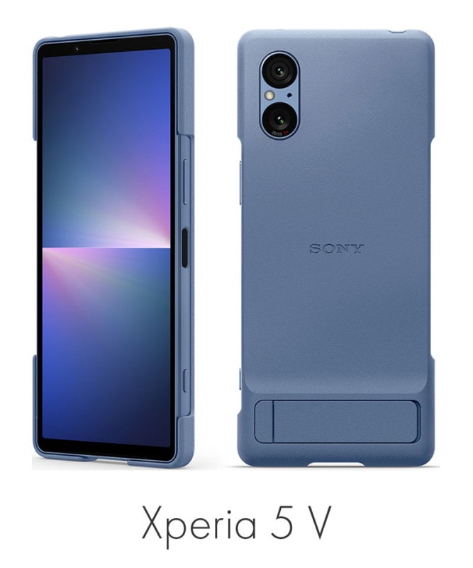 ˡ Xperia 5 V Style Cover with Stand ֥롼 XQZ-CBDE/LJPCX