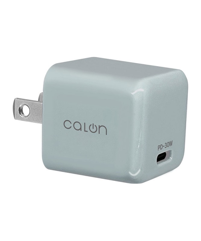 �饹���Хʥ� AC���Ŵ� calon Type-CtoC 30W Power Delivery�б� ��® ����ѥ��� GaN �����б�  Xperia ���ޥ� ���֥�å� ���⡼�����֥롼 RACC30W01SBL