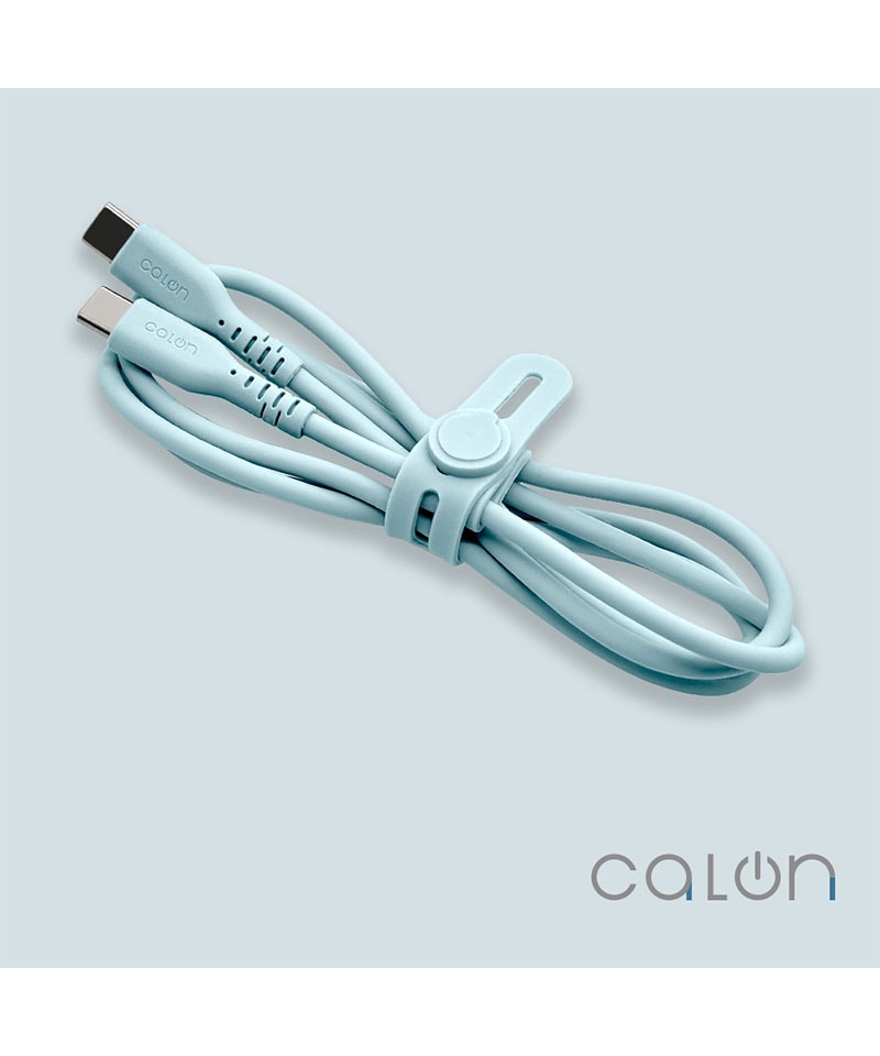 PD�б� ���餫�� ���ꥳ�󥱡��֥� calon ���� �̿� Type-C to Type-C 60W 1m ���⡼�����֥롼 R10CACC3A04SBL ���⡼�����֥롼 R10CACC3A04SBL
