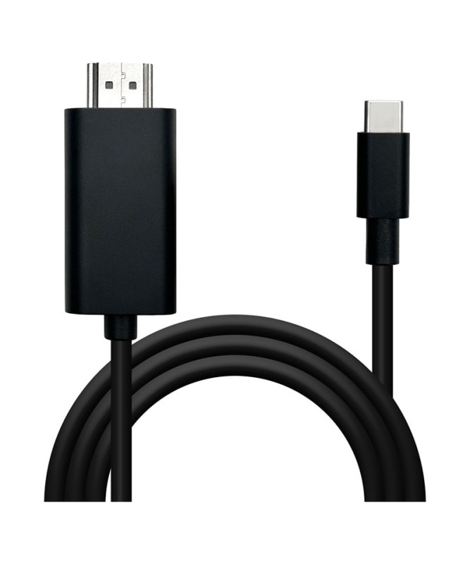 ���ޥ��� �ߥ顼��� 4K �ե�HD Type-C to HDMI ���ϥ����֥� �ƥ�� ����� �Ĥʤ����� ư�襢�ץ��б� 2.5�� �֥�å� R25CACH02BK �֥�å� R25CACH02BK