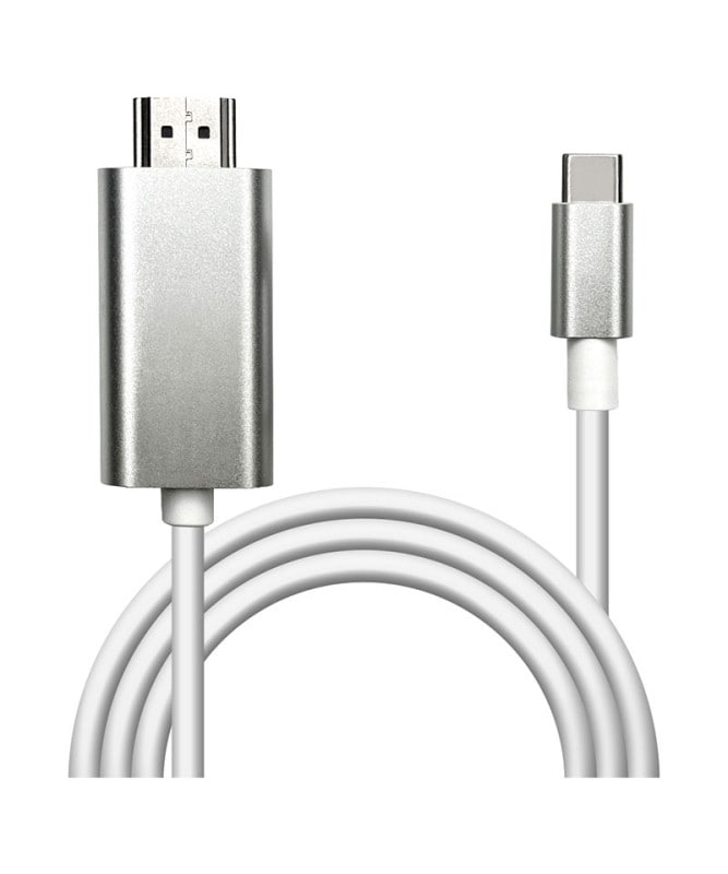 ���ޥ��� �ߥ顼��� 4K �ե�HD Type-C to HDMI ���ϥ����֥� �ƥ�� ����� �Ĥʤ����� ư�襢�ץ��б� 2.5�� �ۥ磻�� R25CACH02WH �ۥ磻�� R25CACH02WH