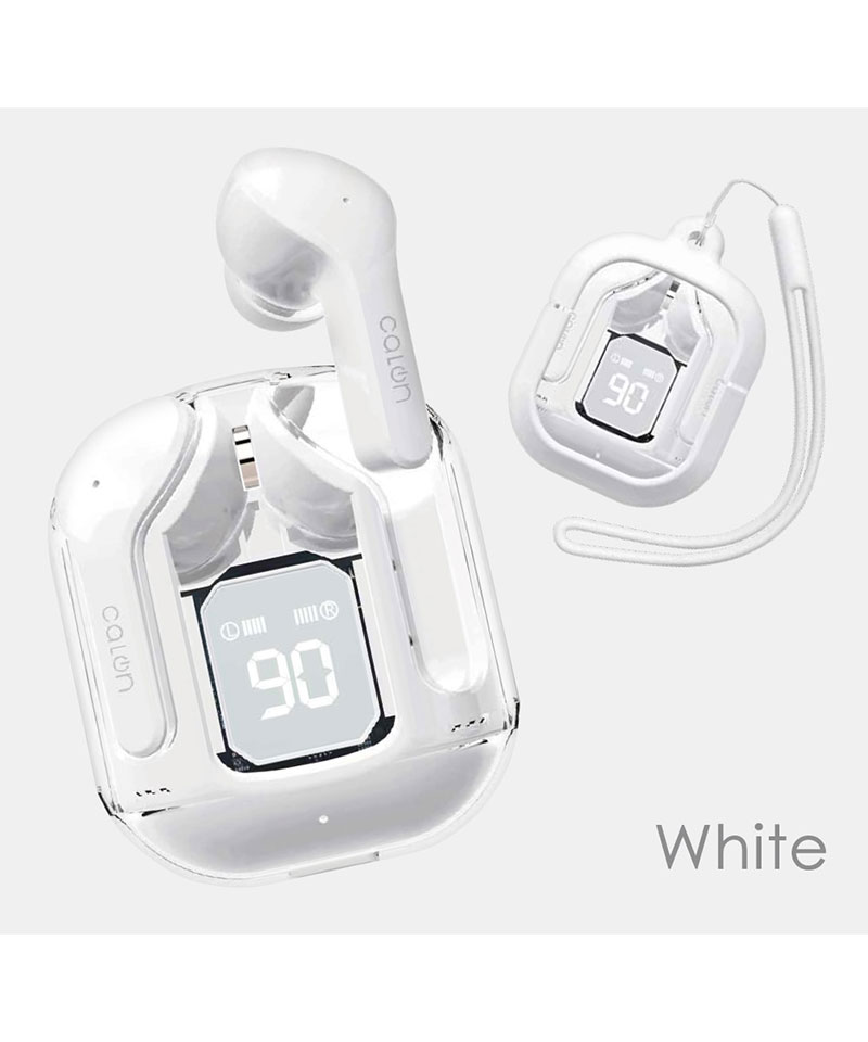 Bluetooth 5.3 完全ワイヤレス ステレオ イヤホン calon ストラップ