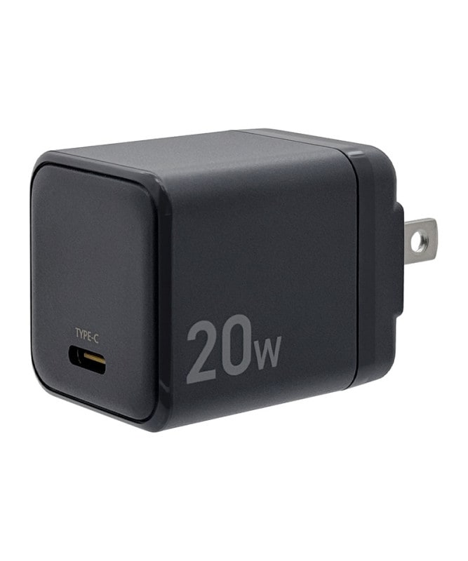 AC���Ŵ� PD�б� ���󥻥�� AC USB Type-C 20W ���� �����б� ���㥳���륰�졼 RACC20W03CGRY ���㥳���륰�졼 RACC20W03CGRY